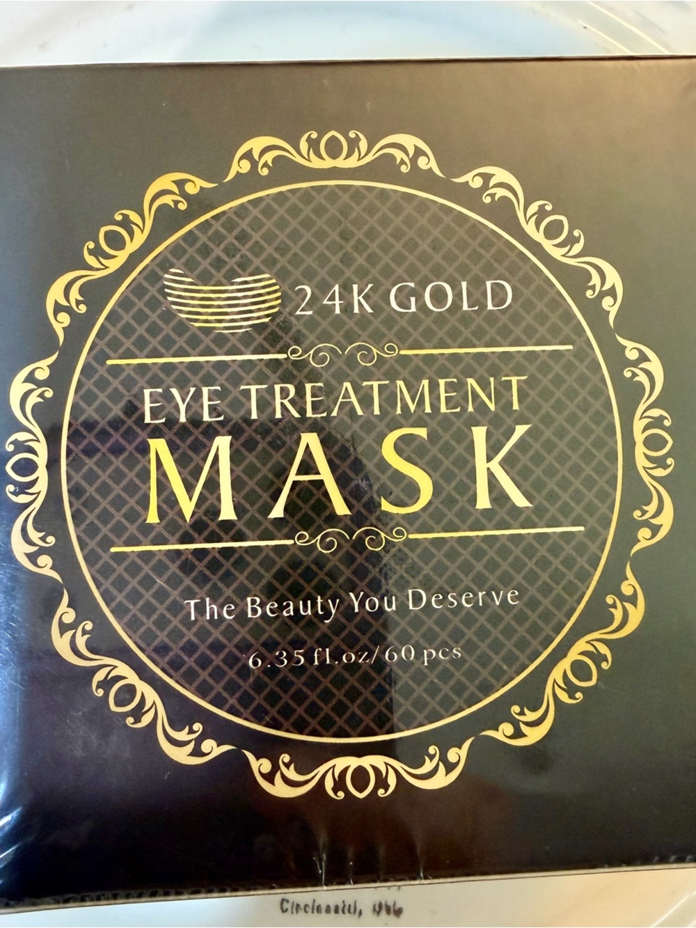 24k gold Eye Treatment.  60 pieces.  New in packaging